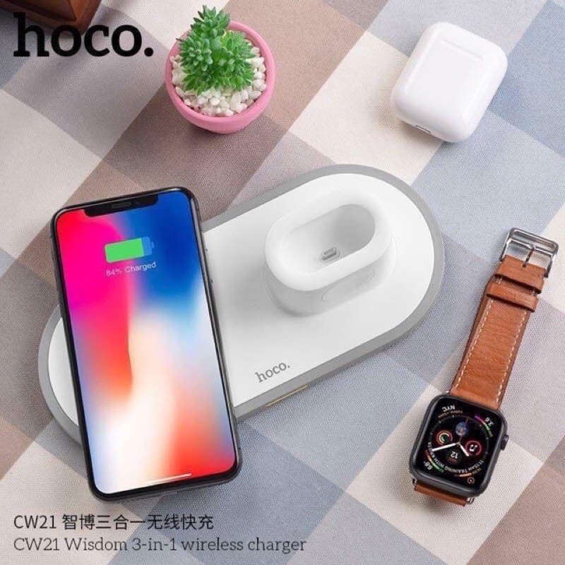 hoco-wireless-charger-3in1-cw21ของแท้