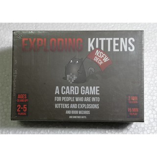 Game EXPLODING KITTENS เกมส์แมวระเบิด  เล่นตั้งแต่ 2 - 5 คน อายุ 30 ขวบขึ้นไป