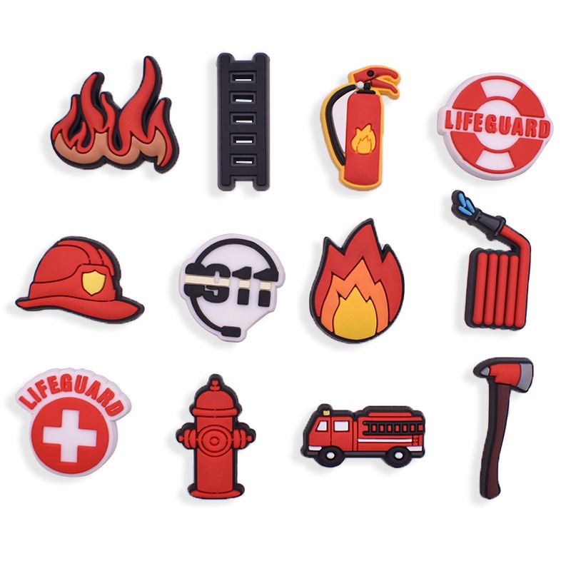 crocs-jibbitz-fire-diy-จี้รูปรองเท้า