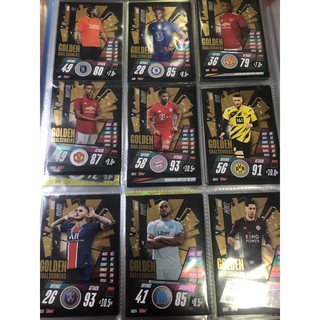 2020-21 Topps UEFA Champions League Match Attax Cards Golden Goldscorers