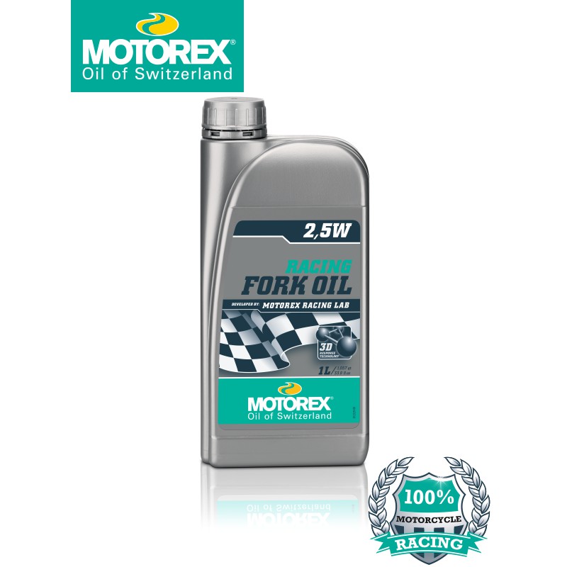 ภาพหน้าปกสินค้าRACING FORK OIL ขนาด 1 ลิตร (2.5w/4w/5w/7.5w/10w/15w) จากร้าน motorexthailand บน Shopee