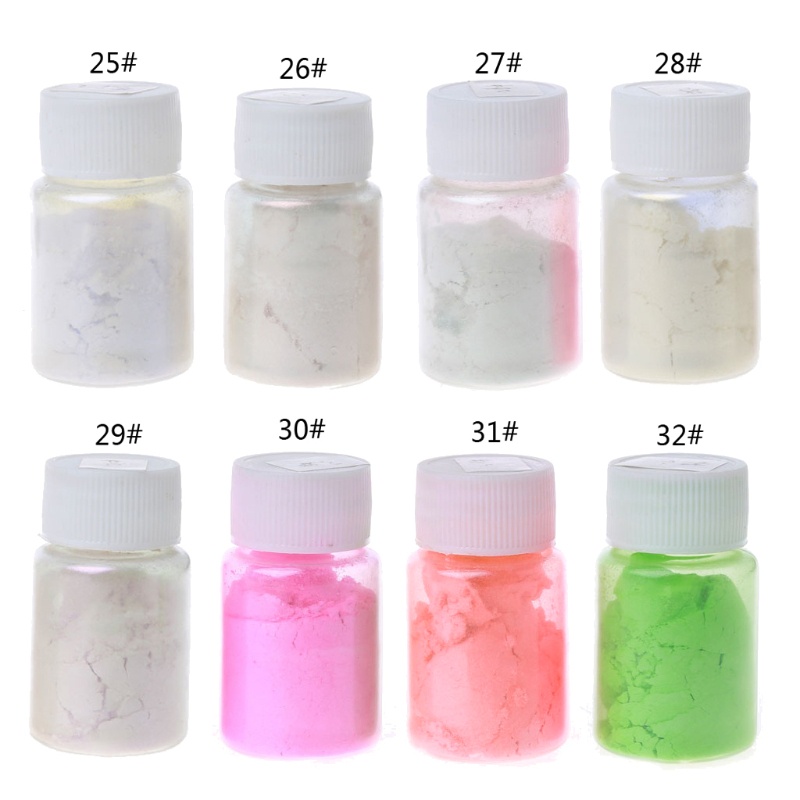 flgo 8 Colors 10g Resin Colorant Powder Mica Pearlescent Pigments Kit ...