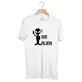 BP387 เสื้อยืด I AM ALIEN