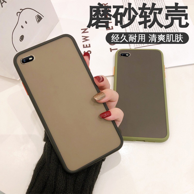 ส่งจากไทย-case-vivo-y81-เคสวีโว่-เคสกันกระแทก-ปุ่มสีผิวด้าน-ขอบนิ่มหลังแข็ง-เคสโทรศัพท์-หัวเว่ย-พร้อมส่ง