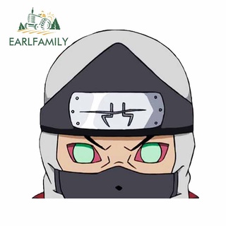 Earlfamily สติกเกอร์ ลาย Peeker Kakuzu Ninja 3D 13 ซม. x 12.7 ซม. สําหรับติดตกแต่งรถยนต์