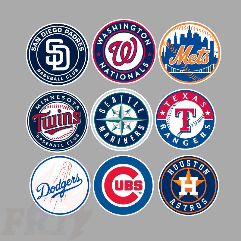ภาพหน้าปกสินค้าMLB Major League Baseball Team Logo Series 01 สติ๊กเกอร์  30Pcs/Set DIY Fashion Waterproof Mixed Decals Doodle สติ๊กเกอร์ จากร้าน frt_best.th บน Shopee