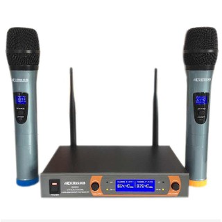 COMSON ไมโครโฟนไร้สาย/ไมค์ลอยคู่ UHF WIRELESS Microphone รุ่น SM-222