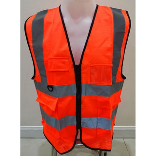 ภาพหน้าปกสินค้าReflective Vest,ความปลอดภัยเสื้อกั๊กสะท้อนแสงเห็นได้ชัด Traffic Construction safety vest ที่เกี่ยวข้อง