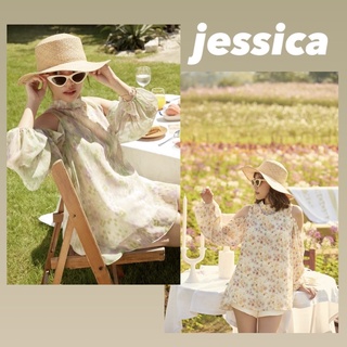 New☁️🌈lookbooklookbook Jessica 🍇ลาย Summer Cocktails/ Spring Field 🌾(พร้อมส่ง)