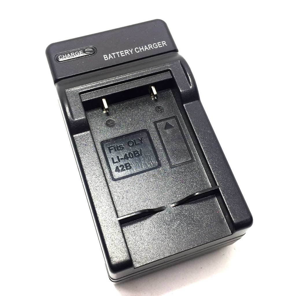2 Batterie + Caricabatteria Da Auto E Rete Per Olympus Li-40B / Li-42B - Compatibile Con FE, Mju, TG, VG, VR