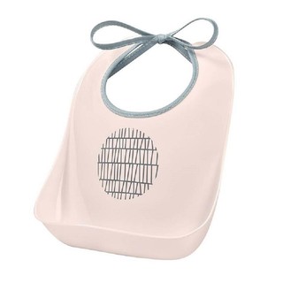 Diet products BABY BIB WITH CRUMB CATCHER BEABA PINK Mother and child products Home use ผลิตภัณฑ์การทานอาหาร ชุดกันเปื้อ