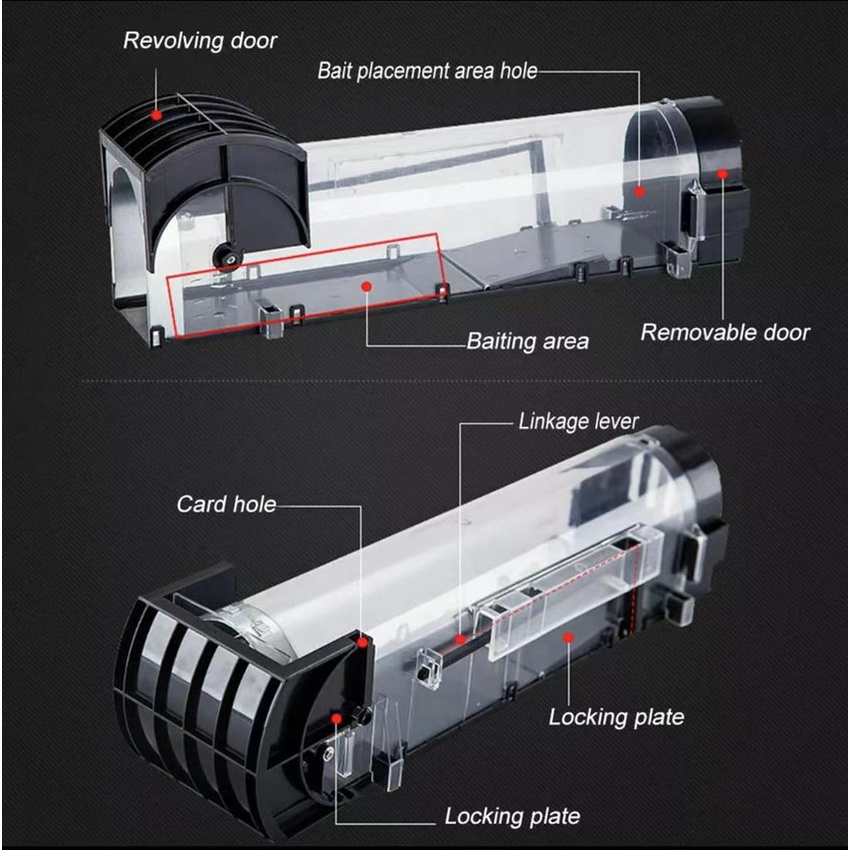 ถูกสุดๆ-ที่ดักหนู-กรงดักหนู-กับดักจับหนู-จับหนูบ้าน-หนูนา-จับหนูได้โดยไม่ต้องฆ่า-ที่จับหนูอัตโนมัติ-ปลอดภัยทั้งคนและสัต