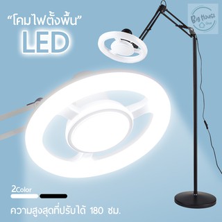 โคมไฟตั้งพื้น LED ดีไซน์โมเดิร์น ทันสมัย โคมไฟคลินิคเสริมความงาม โคมไฟตั้งพื้น