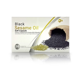 ผลิตภัณฑ์เสริมอาหาร น้ำมันงาดำ Black Sesame Oil Soft Capsule แบล็คเซซามิ 30 แคปซูล