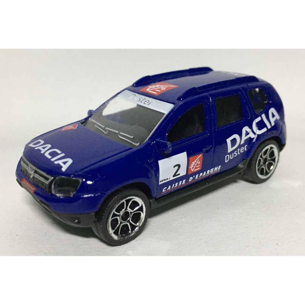 รถเหล็ก-majorette-dacia-duster-no-2-สีน้ำเงินคาดขาว