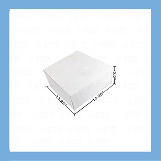 กล่องเค้ก 5 ปอนด์ ขนาด 13.25x13.25x5.5 นิ้ว ไม่เจาะ (50 ใบ) MP029_INH101
