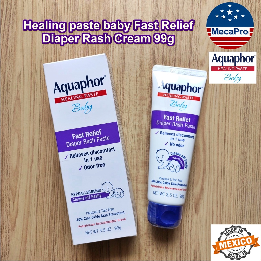 Aquaphor® Healing paste baby Fast Relief Diaper Rash Cream 99g ครีมทา