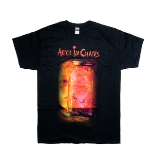 เสื้อยืดโอเวอร์ไซส์เสื้อยืด ลาย ALICE IN CHAINS - JAR OF FLIES - LS-4XL