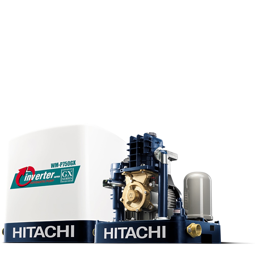 hitachi-ปั้มน้ำอัตโนมัติ-shallow-well-inverter-รุ่นwm-p750gx-750-วัตต์