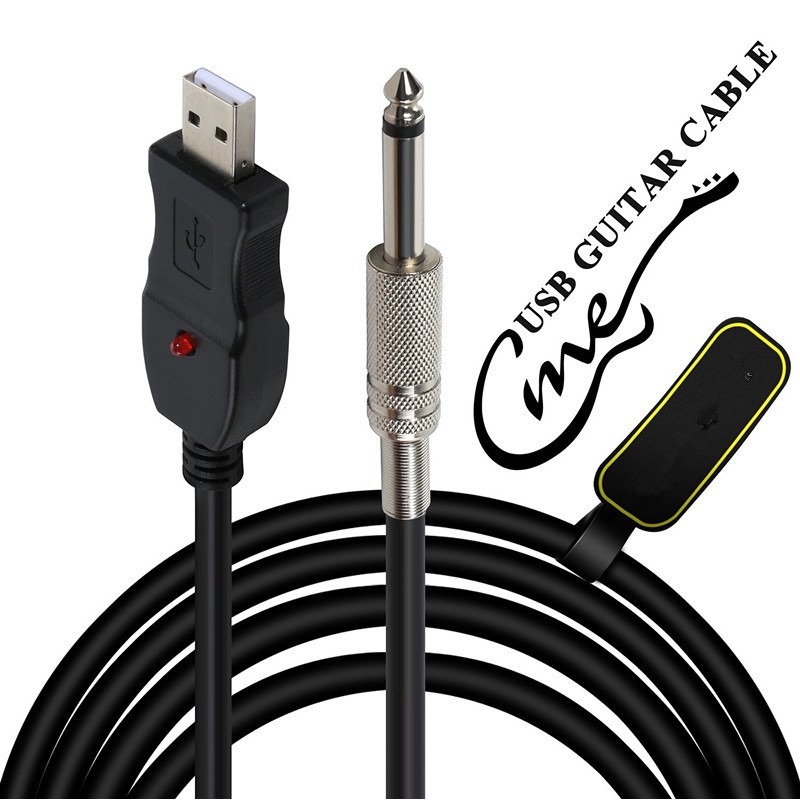 fmr-3m-guitar-bass-1-4-usb-to-6-3mm-jack-link-connection-instrument-cable-adapter