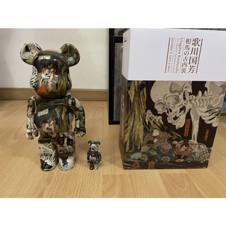 Bearbrick Utagawa Kuniyoshi   "Somas Kouchi Ura ขนาด 400% + 100%