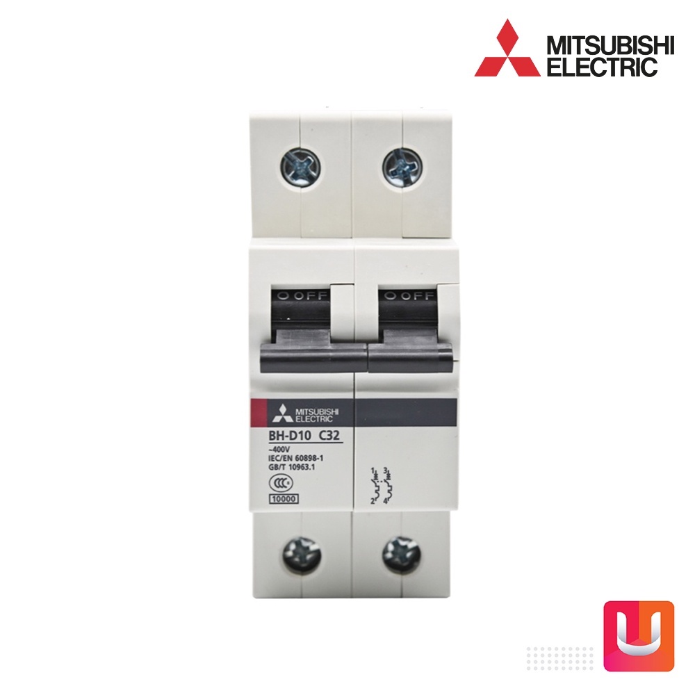 MITSUBISHI - BH - D10 2P 32A - Miniature Circuit Breaker (MCB - เมน ...