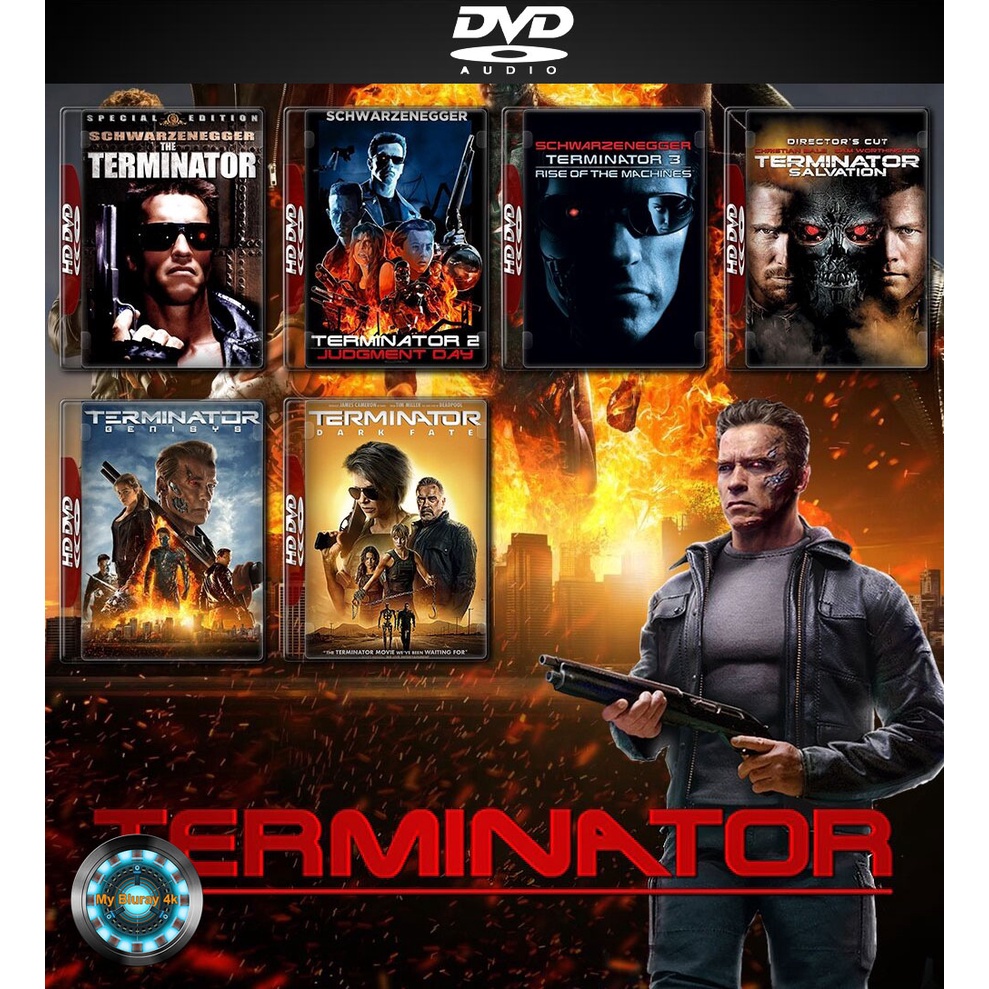 DVD หนัง The Terminator ฅนเหล็ก Movie Collection | Shopee Thailand