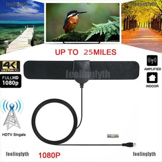 ภาพหน้าปกสินค้าเสาอากาศทีวีดิจิตอล hd 4k antena hdtv 25 mile 1080 p yo ที่เกี่ยวข้อง