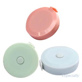 ESP 150cm/60inch Tape Measure Portable Retractable Ruler Children Height Ruler Centimeter Inch Roll Tape Measuring Keychain