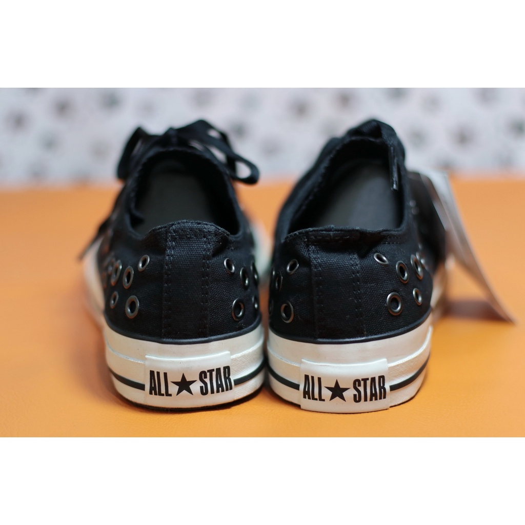 converse-รุ่น-all-star-eyelets-ox-hi-black-รองเท้าผ้าใบ-รองเท้าผ้าใบหุ้มข้อ-สีดำ-ใหม่มือ1-ของแท้100-มีของ-พร้อมส่ง