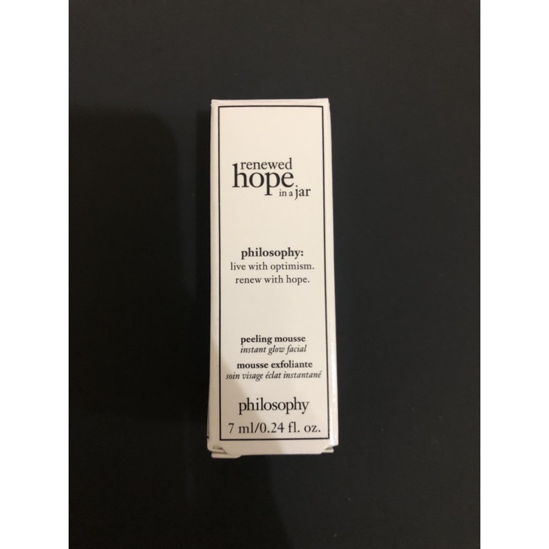 ใหม่-amp-แท้-philosophy-renewed-hope-in-a-jar-peeling-mousse-mask-deluxe-7ml