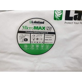 ราคาโปรลดราคาถึง 30พ.คนี้!!! Lakeland Micromax NS  (EN14126)​ชุดป้องกันเชื้อโรค