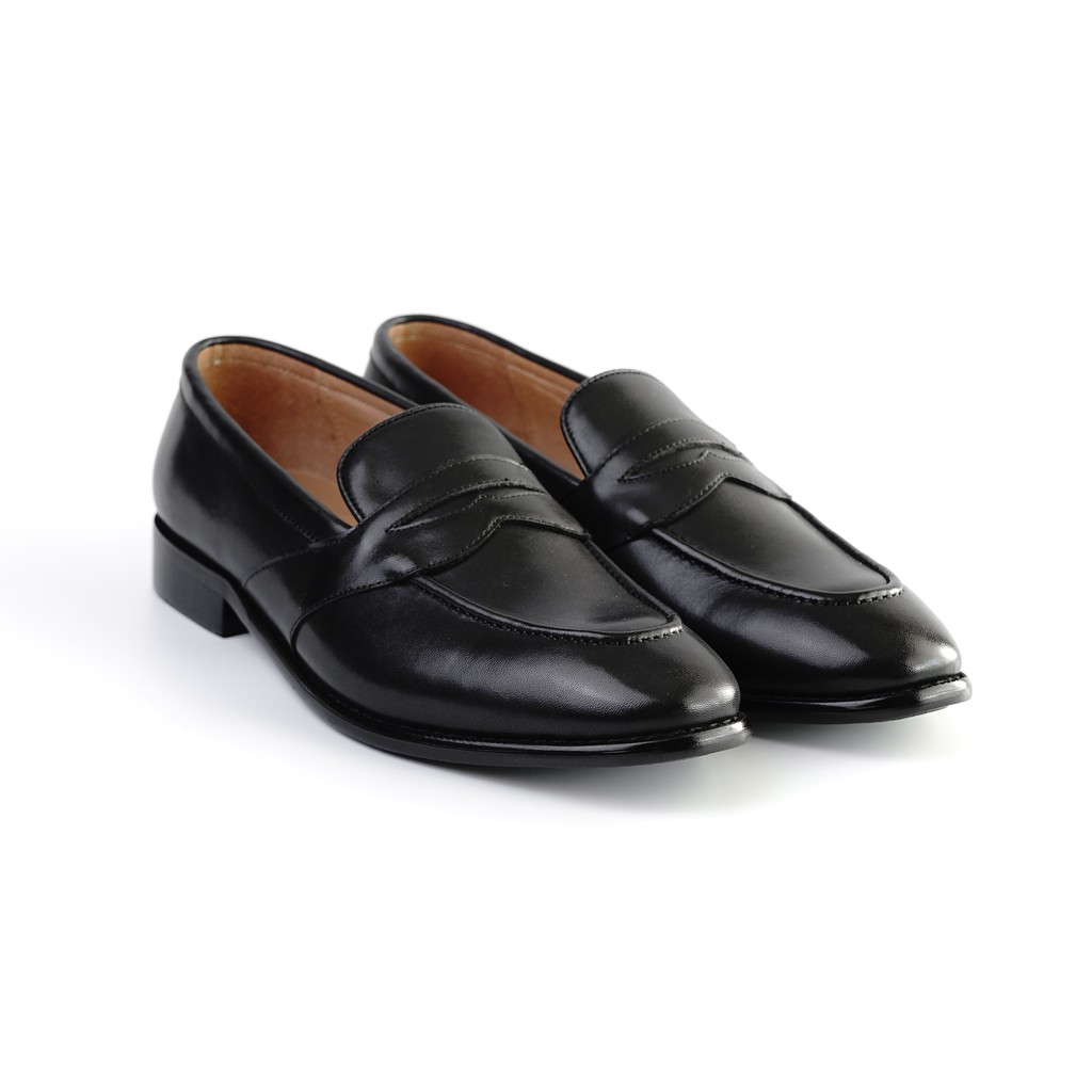 ราคาและรีวิวJulietta รองเท้าหนัง Penny Belgian Loafer Shoes Black Juliettabkk