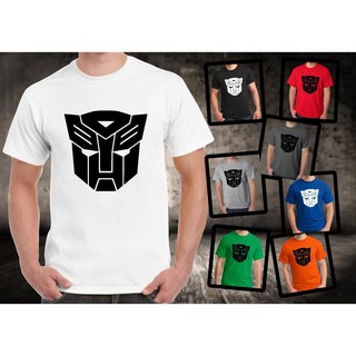 เสื้อยืดคอกลม แขนสั้น ผ้าฝ้าย 100% พิมพ์ลายหุ่นยนต์ Transformers Autobot Heroes สีดํา สําหรับผู้ชาย และผู้หญิง COMBED 30