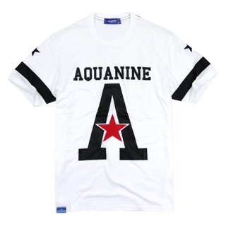 เสื้อยืด AQUANINE - A-STAT เสื้อยืดผู้ชาย ( เสื้อยืดสีขาว )