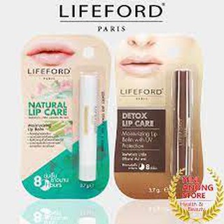 ลิป แคร์ ไลฟ์ฟอร์ด ปารีส เนเชอรัล ดีท็อกซ์ Lifeford Paris Natural Detox Lip Care ลิปมัน ลิปบาล์ม moisturizing lip balm