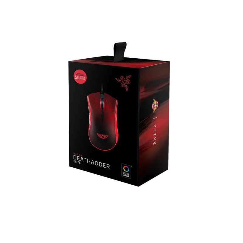 razer-mouse-deathadder-skt-t1-เมาส์เรเซอร์สีแดง-เมาส์เรเซอร์ลายลิมิเต็ด