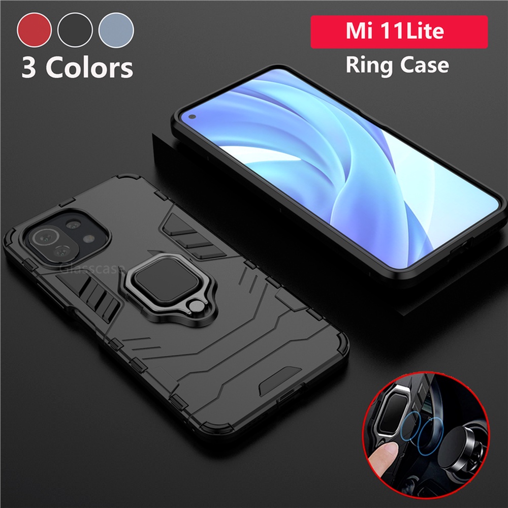 phone-case-xiaomi-mi-11-mi11-hard-case-xiaomi-11-lite-5g-ne-back-cover-armor-shockproof-casing-magnetic-metal-ring-holder-bracket-stent-case-cover