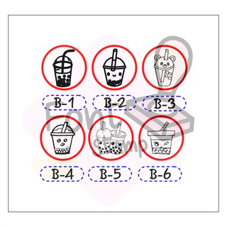 ภาพขนาดย่อของภาพหน้าปกสินค้าตรายางสะสมแต้ม ขนาดจิ๋ว 1*1 ซม. (setB) (ด้ามธรรมดา/ด้ามหมึกในตัว) จากร้าน fontstamp บน Shopee ภาพที่ 1