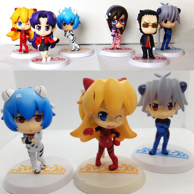 (แท้/มือ1,2ไม่มีกล่อง) BANPRESTO PETIT Eva Evangelion @ School chibi ...