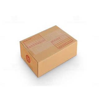 ภาพขนาดย่อสินค้าCheapBox กล่องไปรษณีย์ เบอร์ 00 มีพิมพ์ (1 แพ๊ค 20 ใบ) การันตี