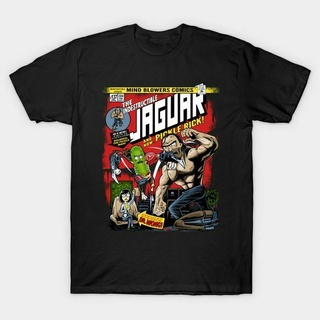 [S-5XL] เสื้อยืด พิมพ์ลาย The Indestructible Jaguar น่ารัก เหมาะกับของขวัญ สําหรับผู้ชาย 340480