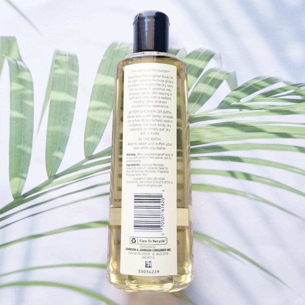 บอดี้ ออยล์ น้ำมันบำรุงผิวกาย Body Oil Light Sesame Formula 250 ml ออย ...