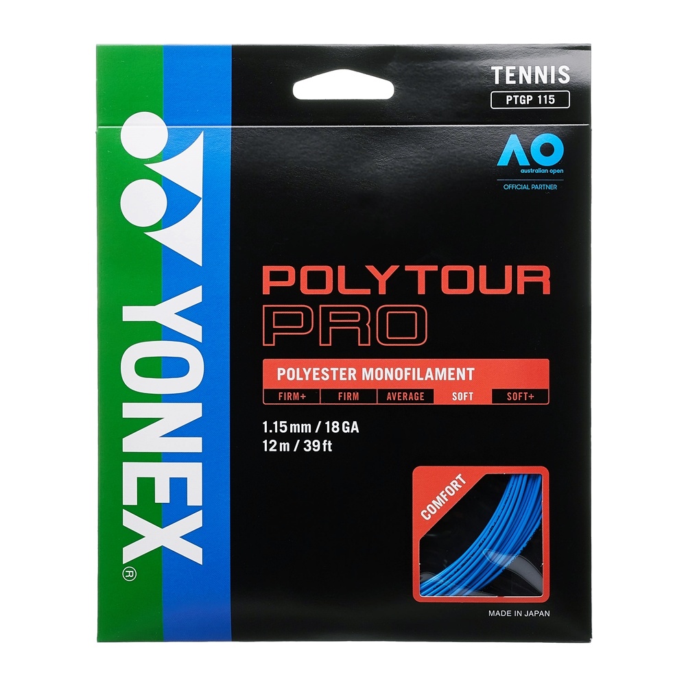 ภาพสินค้าYonex เอ็นไม้เทนนิส Polytour Pro 18G/1.15mm , 16L/1.25mm Tennis String Reel (4แบบ) จากร้าน apxofficial บน Shopee ภาพที่ 1