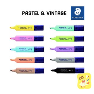 ปากกาเน้นข้อความ STAEDTLER textsurfer รุ่น color (Pastel / Vintage)