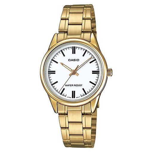 casio-นาฬิกาข้อมือ-สีทอง-หน้าปัดขาว-รุ่น-ltp-v005g-ltp-v005g-7a-ltp-v005g-7audfl-นาฬิกาข้อมือผู้หญิง-แท้-ประกัน-cmg1-ปี