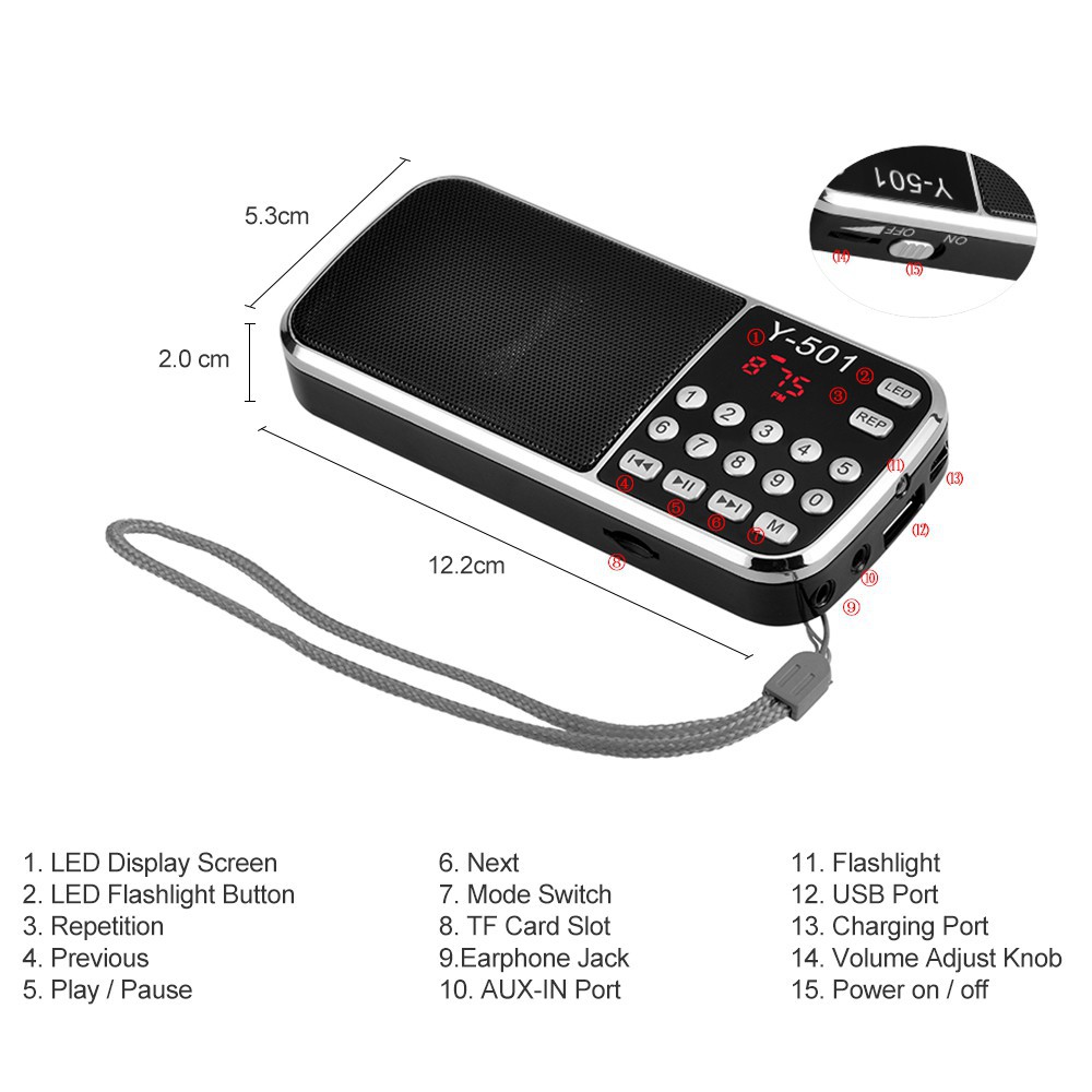 y-501-วิทยุ-fm-เครื่องเล่น-mp-3-3-w-แบบพกพา