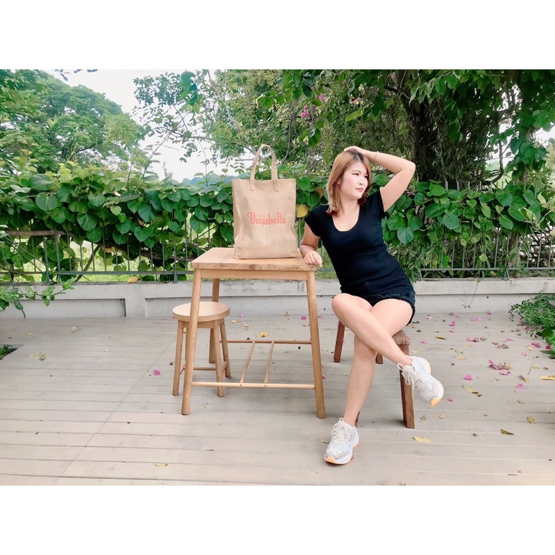 กางเกงยีนส์สีดำขาสั้นใส่ครั้งเดียว-size-m