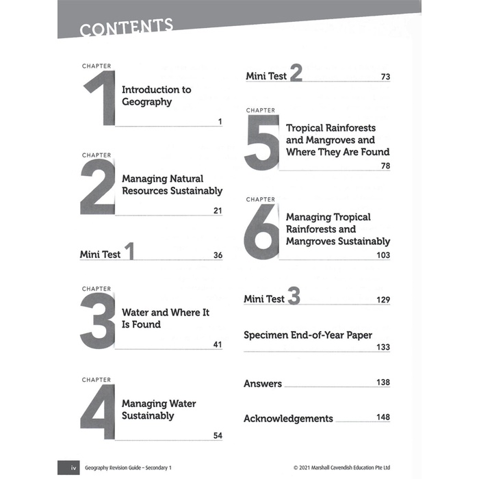 สรุปเนื้อหาภูมิศาสตร์มัธยม-1-geography-revision-guide-sec-1-e-na-lower-secondary-mini-test