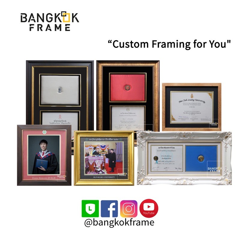 bangkokframe-กรอบหมุดลอย-กรอบอะคริลิก-กรอบรูปขนาดa4-กรอบสวยๆ
